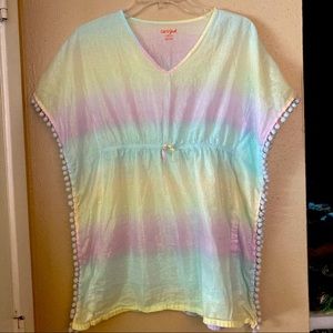 Cat & Jack Colorful Iridescent Swim Coverup
